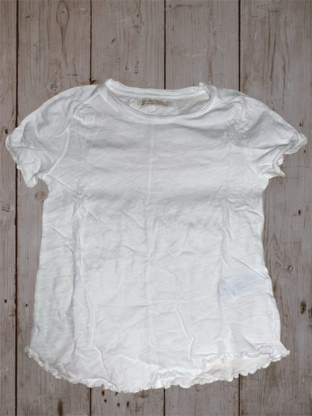 Free People Be My Baby Tee NWT We The Free White - Picture 3 of 4